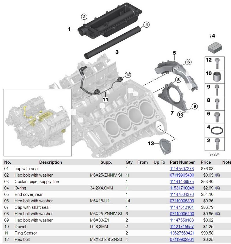 V8 Experts! N62 Coolant Leak at Rear of Engine -