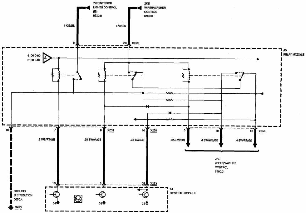 E34 525i - Electrics - Relay set